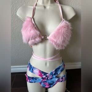 Iheartraves bottom and top, Jwonderland bottom, Iheartraves top, two piece